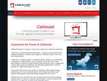 Tablet Screenshot of cablecast.biz